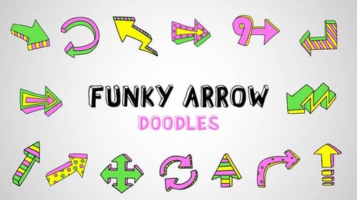 Funky Arrow Doodles
