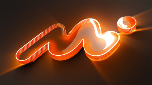 Modern Liquid Logo Reveal with Dynamic Glow Effect