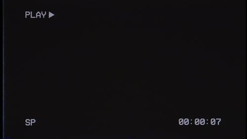 VHS recorder defects, artefact and noise overlay