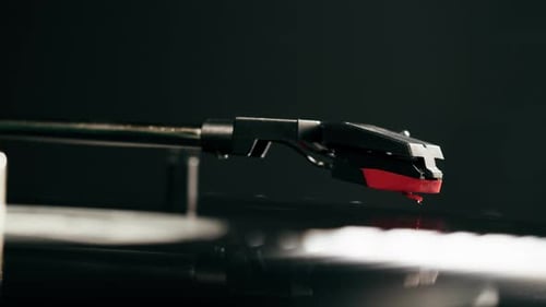 Vinyl Record Closeup