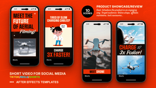 Dynamic Vertical Video Product Showcase for Social Media