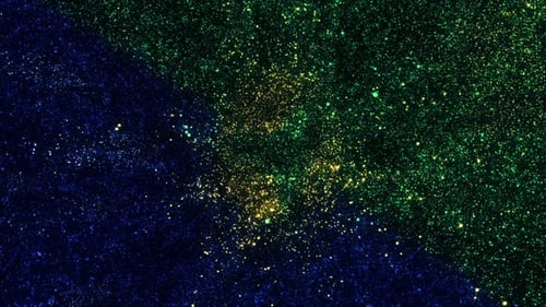 Decorative Fluid Glitter Particles Abstract Background