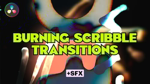 Burning Scribble Transitions