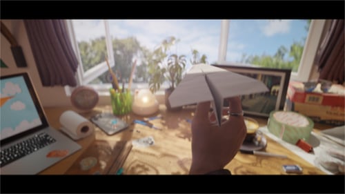 Paper Plane Logo Reveal