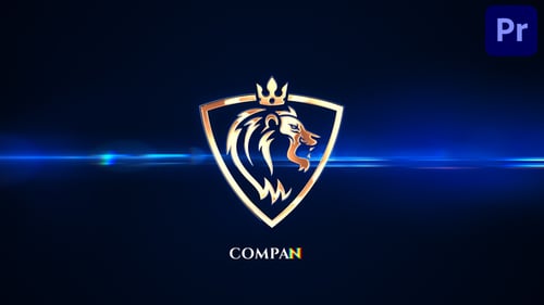Gold Logo Animation // mogrt
