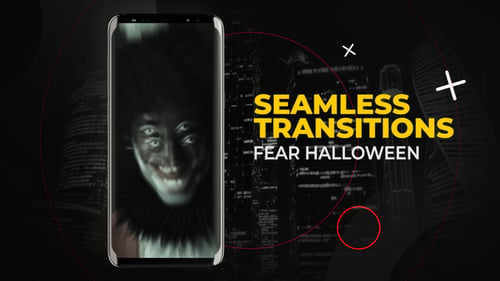 Transiciones de Halloween con miedo vertical | After Effects