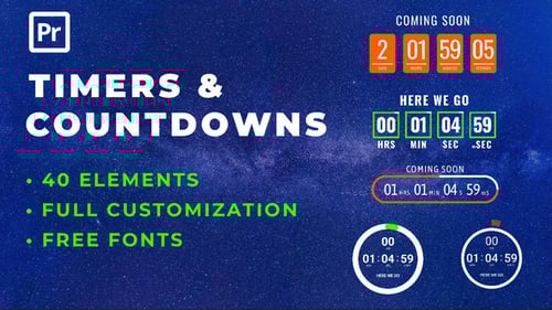Timers Pack for Premiere Pro