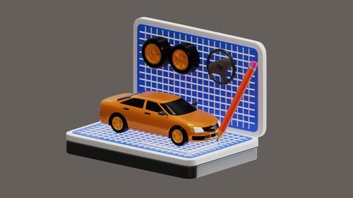 3D Car Design Process on Digital Platform