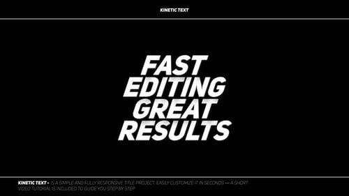 Kinetic Text \ MOGRT (PP)