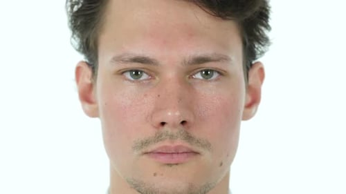 Serious Businessman Looking in Camera