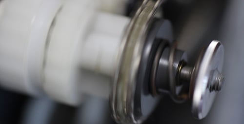 Close Up View of Machine Parts