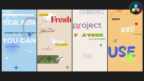 Long Stories Scrolling Typography for DaVinci Resolve