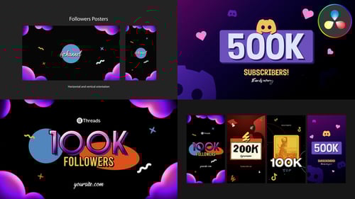 Followers Posters for DaVinci Resolve