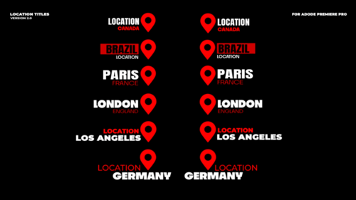 Location Titles 2.0 | MOGRT
