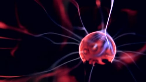 Plasma Ball Rays in the Dark.