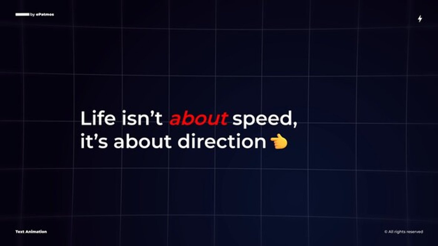 Modern Animated Text Titles with Dynamic Transitions, Titles ft ...