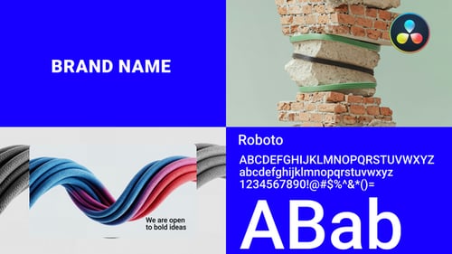 Brand Identity Reveal for DaVinci Resolve