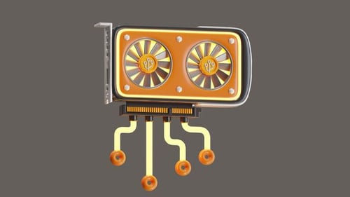 3D Animation of CPU Mining Leverages the Power of the Processor