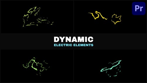 Dynamic Electric Elements | Premiere Pro MOGRT