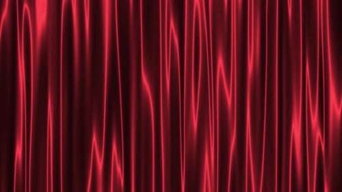 Red Velvet Stage Curtain Waving Seamless Loop