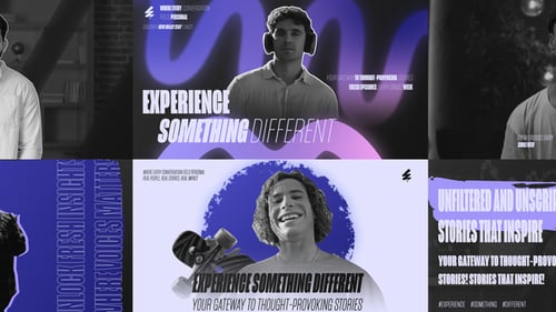 Dynamic Freeze Frame Opener with Grunge Text Animations