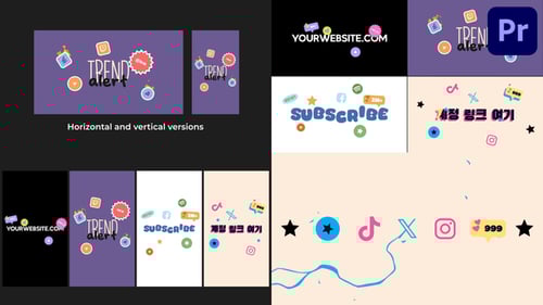 Social Media Icon Slides And Stories | Premiere Pro MOGRT