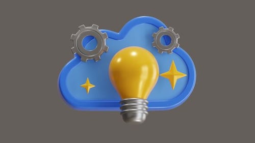 3D Animation of Idea Generation Starting from an idea cloud