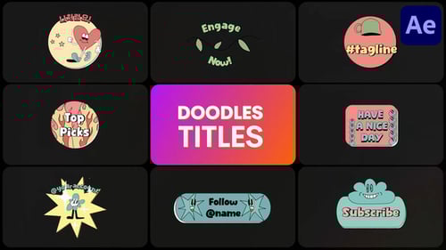 Doodles Titles | After Effects
