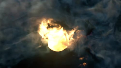 Magischer Feuersturm Inferno 4k