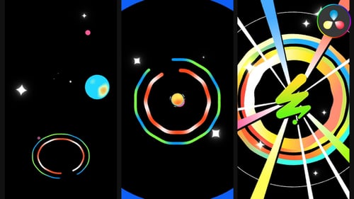 Vertical Logo Gradient Reveal | DaVinci Resolve