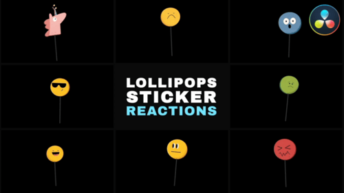 Lollipops Sticker Reactions | DaVinci Resolve