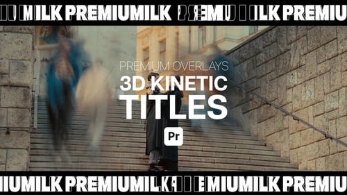 Premium Overlays 3D Kinetic Titles for Premiere Pro
