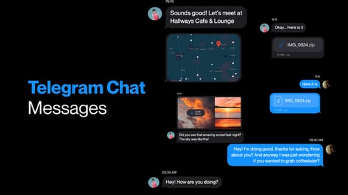 Telegram Messages Chat