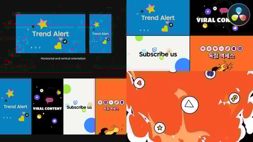 Social Media Emoji Slides And Stories | DaVinci Resolve