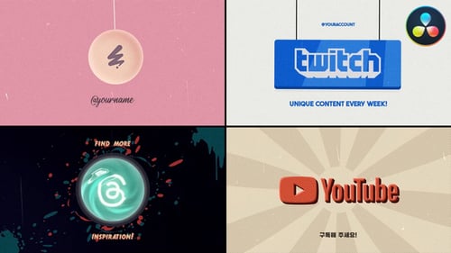 Hands Typography Logo | DaVinci Resolve