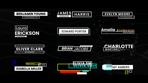 Glitch Lower Thirds | After Effects