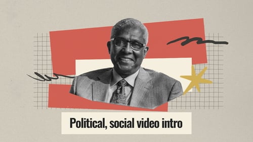 Political, social video intro