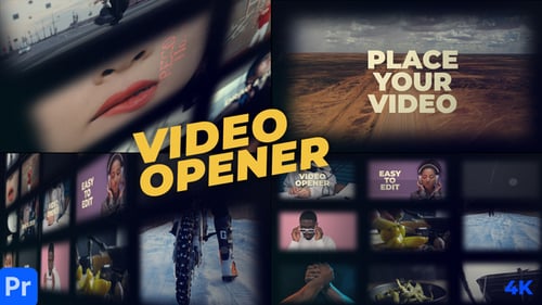 Video Opener - For Premiere Pro