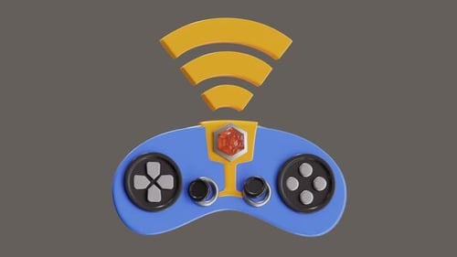 3D Animation of Wireless Gamepad Network Controller
