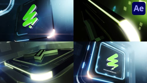 Hi Tech Logo for After Effects