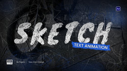 Sketch Grunge Text Animations