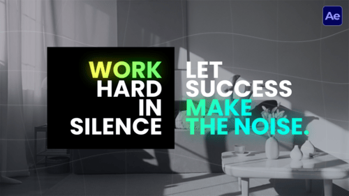 Dynamic Corporate Text Animation for Presentations and Videos