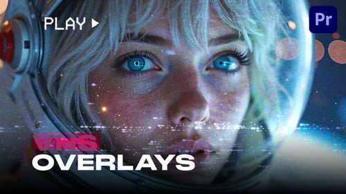 Classic VHS Glitch Video Overlays