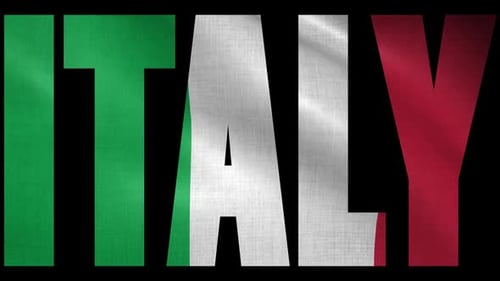 Italien-Flagge in Ländernamen