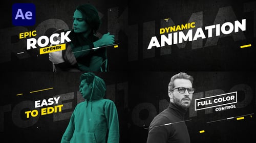 Epic Music Opener for After Effects