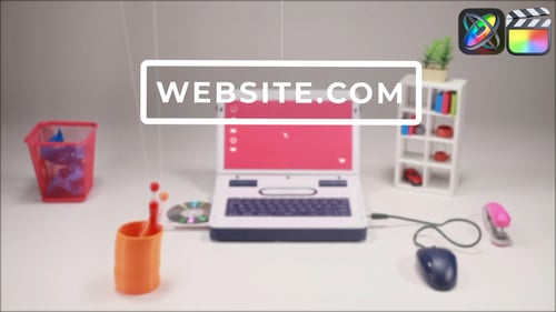 Realistic Office Routine Scene for FCPX