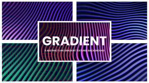 Abstract Line Gradient Loop