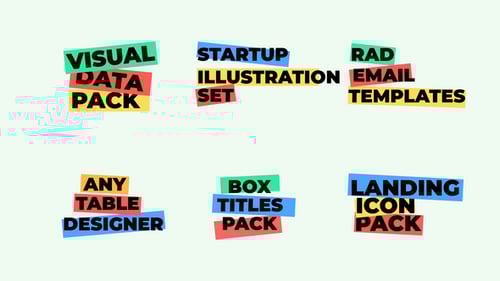 Dynamic Box Titles Animated Pack for Modern Presentations