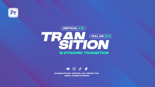 Transitions MOGRT Pack – Dynamic Displace