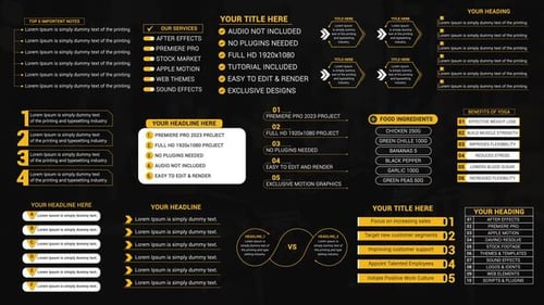 Time & Date Titles, Elements ft. calendar & corporate - Envato